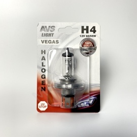 Лампа галогенная Vegas H4 AVS 12V 60/55W